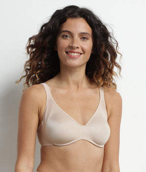 Nudefarbener Minimizer-BH mit Bügel - Generous Minimizer
