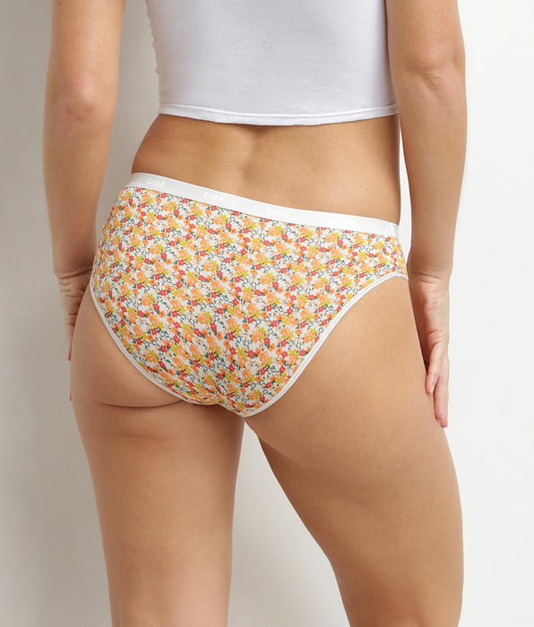 DIM 5er-Pack Damen-Slips aus Stretch-Baumwolle mit Liberty-Muster von Les Pockets