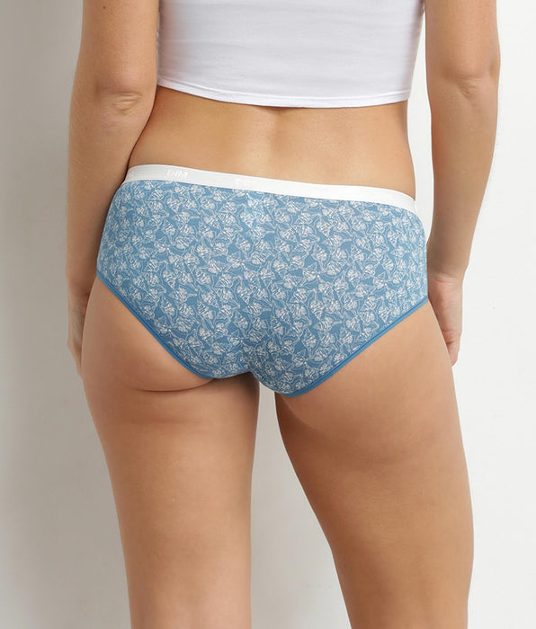 DIM 5er-Pack Damen-Boxershorts aus Stretch-Baumwolle mit maritimen Motiven von Les Pockets