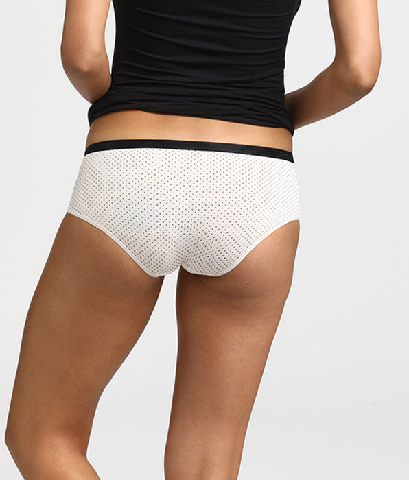DIM 3er-Pack Hipster aus Baumwolle mit Pünktchen & Schleife – Pockets