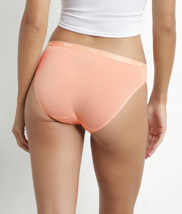 DIM 3er-Pack Slips aus Stretch Baumwolle in Spekulatius Orange – Pockets Ecodim