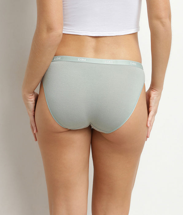 DIM 5er-Pack Damenunterhosen aus Stretch-Baumwolle in Terrakotta von Les Pockets Ecodim