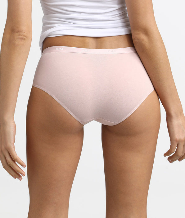 DIM 3er-Pack Hipster rosa/hautfarben/perlmutt aus Stretch-Baumwolle – Pockets EcoDIM