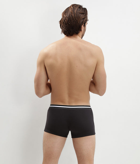 DIM 4er-Pack Boxershorts aus Stretch-Baumwolle schwarz - EcoDIM