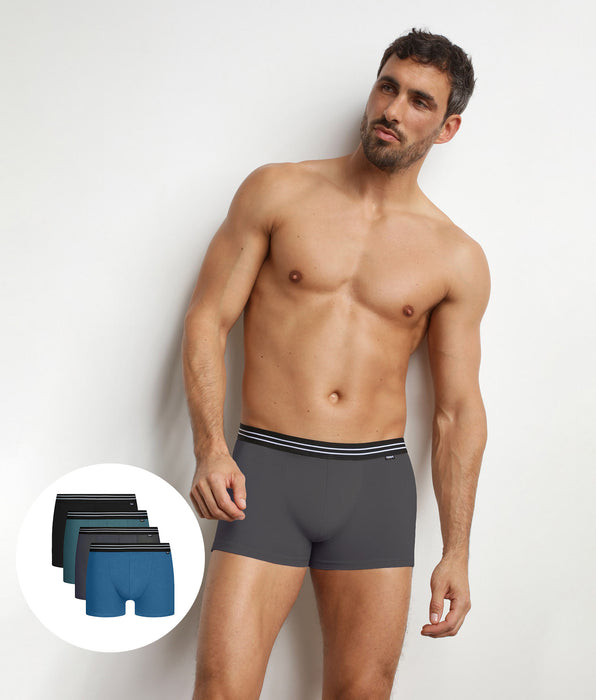 DIM 4er-Pack Herrenboxershorts aus Stretch-Baumwolle Rivière EcoDim