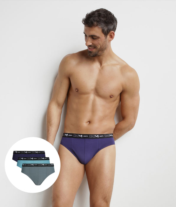 DIM 3er-Pack Herrenunterhosen Glace Dim Coton Stretch
