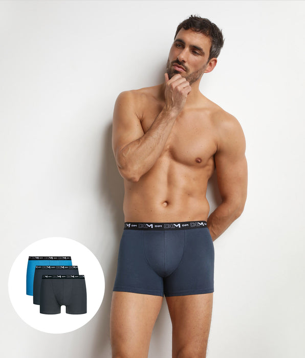 DIM 3er-Pack Boxershorts für Herren Atlantique von Dim Coton Stretch