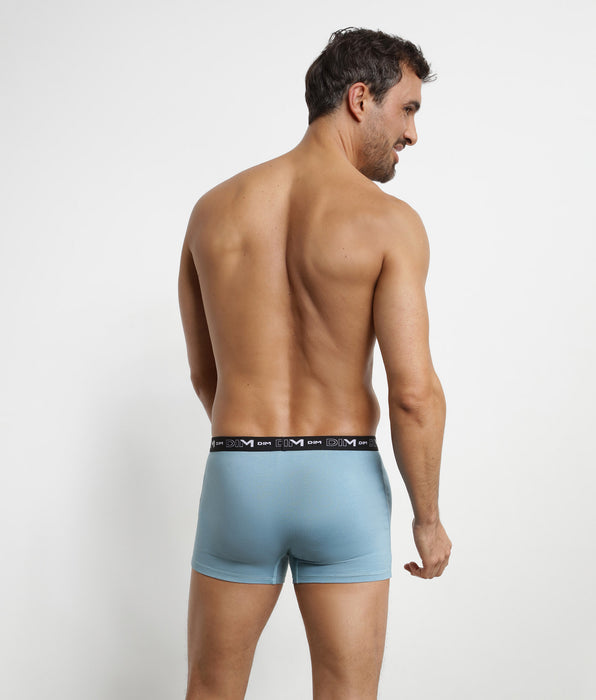 DIM 3er-Pack Boxershorts für Herren Intemporel Bleu Ciel Dim Coton Stretch