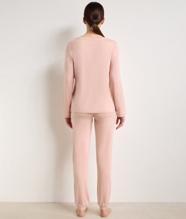 DIM Jogginghose in Puderrosa „Soft Blush“