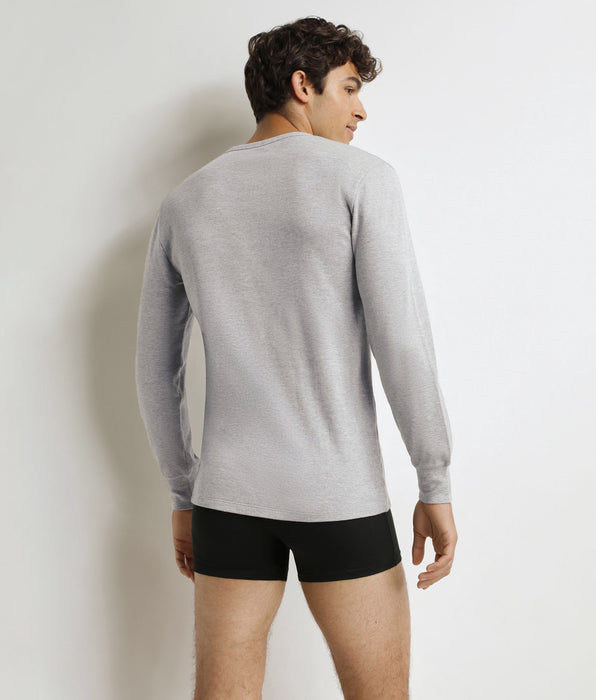 DIM T-Shirt für Männer aus Baumwolle grau meliert Dim Thermal
