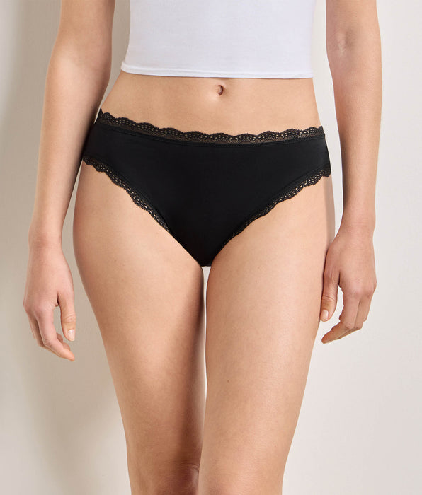 DIM 2er-Pack schwarze Slips Daily Coton Dentelle