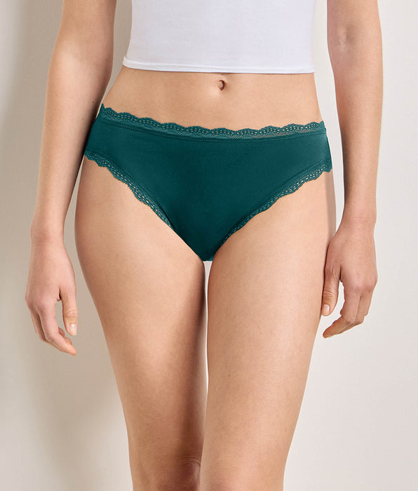 DIM 2er-Pack smaragdrosa Slips Daily Coton Dentelle