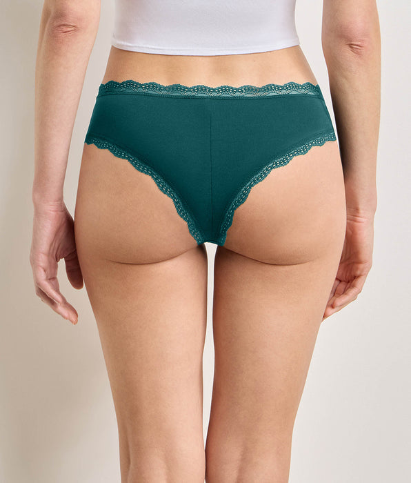 DIM 2er-Pack smaragdrosa Slips Daily Coton Dentelle