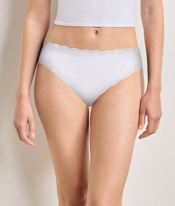 DIM 2er-Pack aschgraue Slips Daily Coton Dentelle