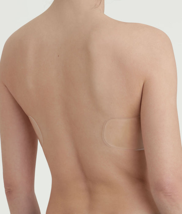 DIM Trägerloser selbstklebender Bandeau-BH in Nude