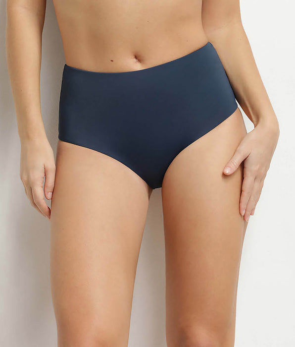 DIM Hoch geschnittenes Bikini-Höschen Blau Dim Swimwear Silhouette