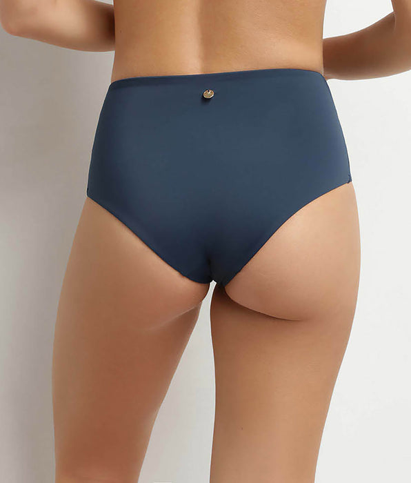 DIM Hoch geschnittenes Bikini-Höschen Blau Dim Swimwear Silhouette