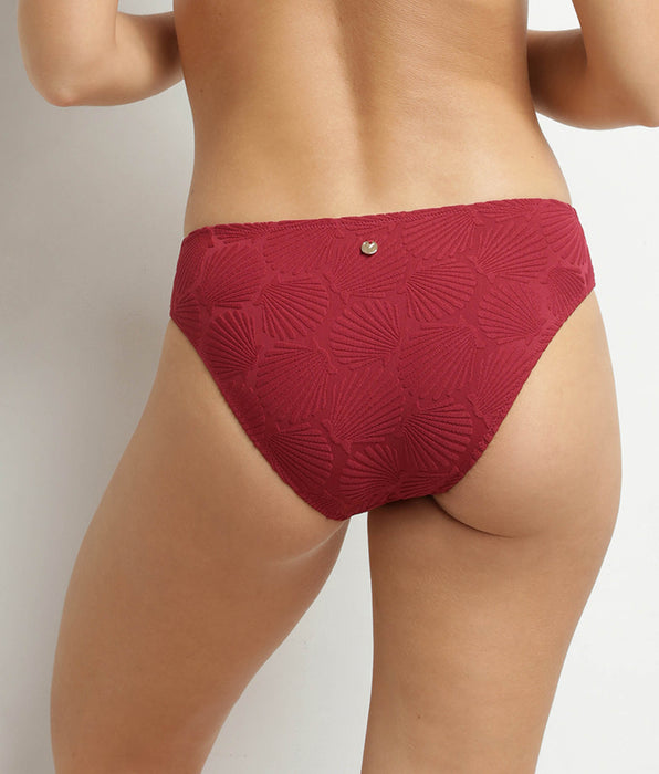 DIM Badehose Midi-Slip mit Muschelmotiv von Dim Swimwear