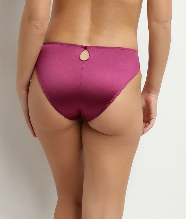 DIM Damen-Slip aus satinierter Mikrofaser „Fruits des Bois” Silk Radiance
