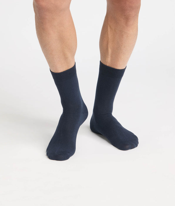 DIM Herren-Socken in Marineblau aus Coton Fancy