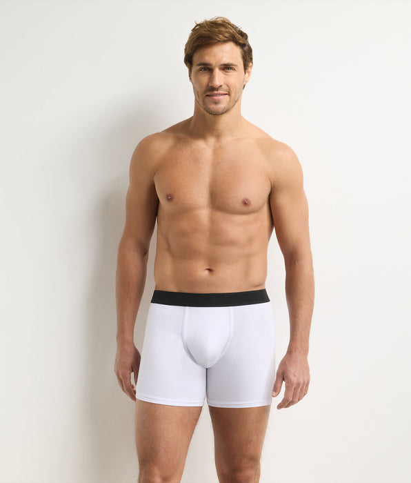 DIM Weiße Herren-Boxershorts Signature